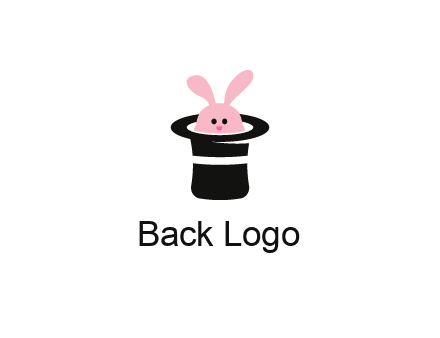bunny in a hat logo