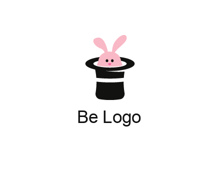 bunny in a hat logo