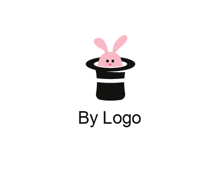 bunny in a hat logo
