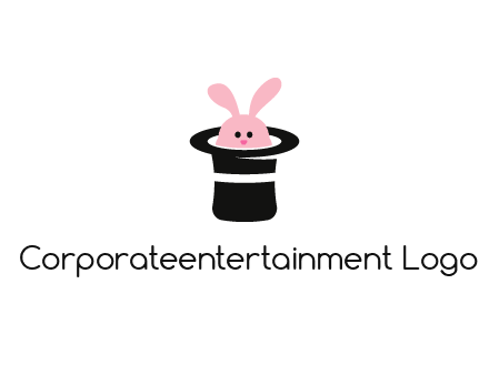 bunny in a hat logo