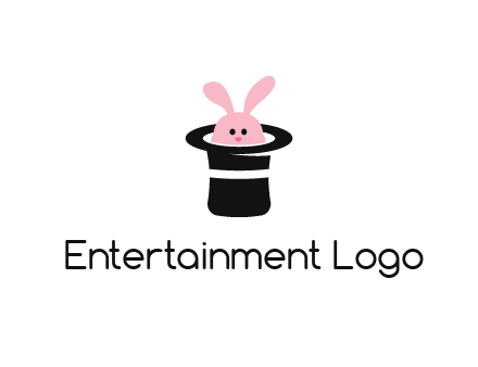 bunny in a hat logo