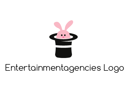bunny in a hat logo