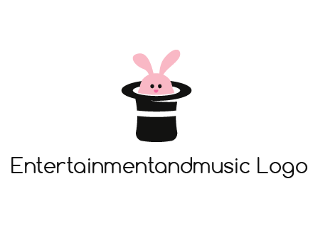 bunny in a hat logo