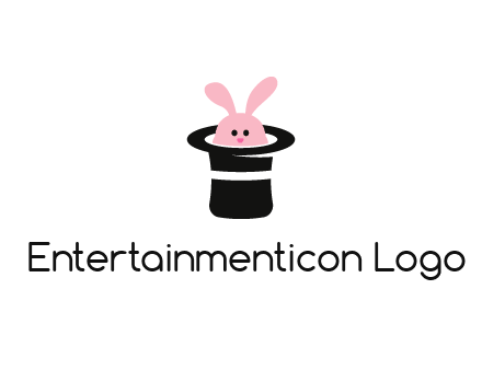 bunny in a hat logo