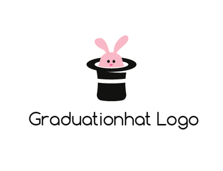 bunny in a hat logo