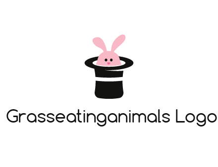 bunny in a hat logo