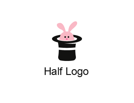 bunny in a hat logo