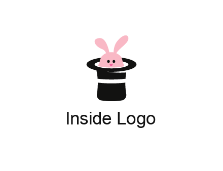 bunny in a hat logo