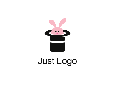 bunny in a hat logo
