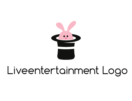 bunny in a hat logo
