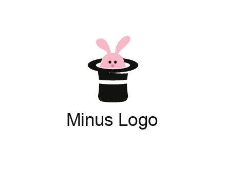 bunny in a hat logo