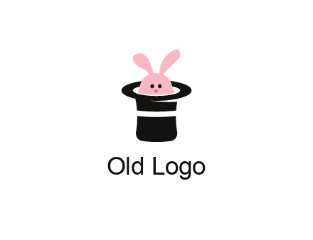 bunny in a hat logo