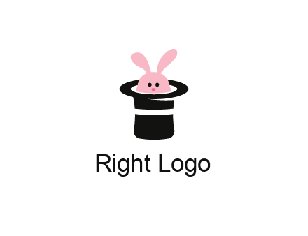 bunny in a hat logo