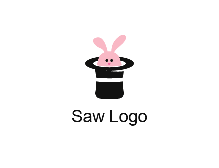 bunny in a hat logo