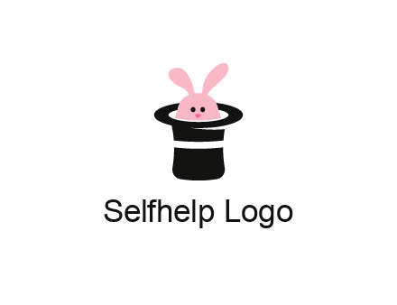 bunny in a hat logo