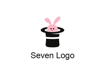 bunny in a hat logo