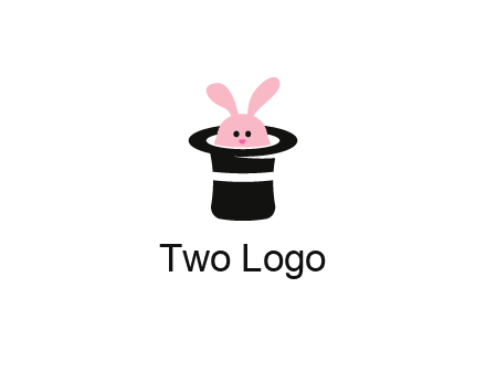 bunny in a hat logo