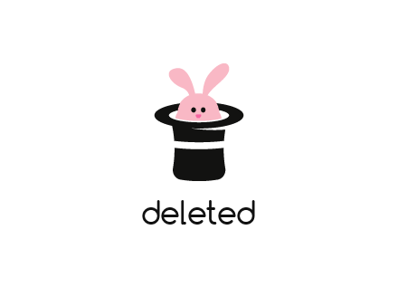 bunny in a hat logo