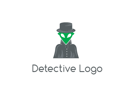 detective alien logo