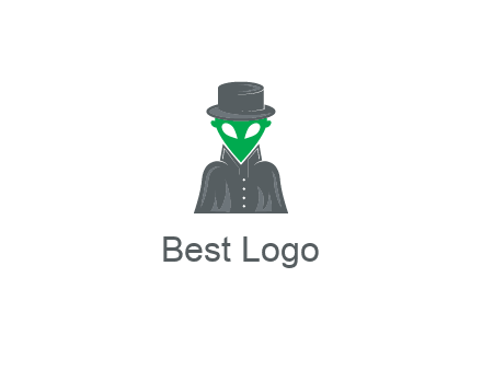 detective alien logo