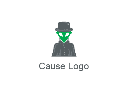 detective alien logo