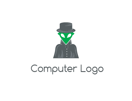 detective alien logo