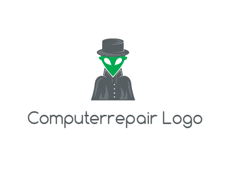 detective alien logo