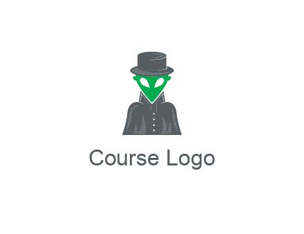 detective alien logo