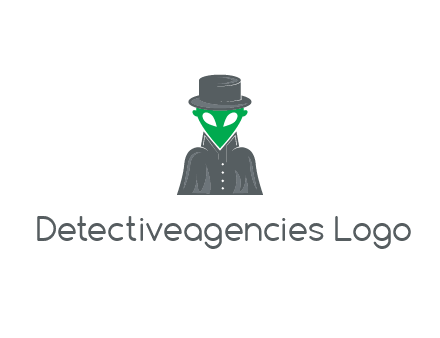 detective alien logo