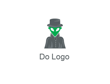 detective alien logo