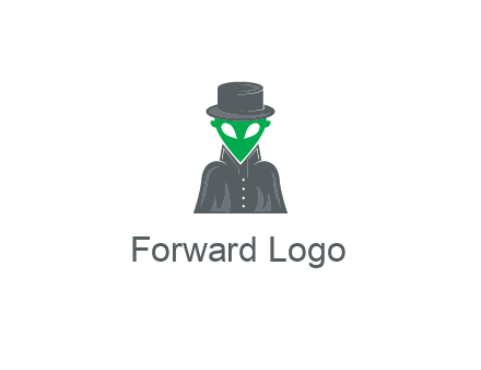 detective alien logo