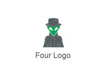 detective alien logo