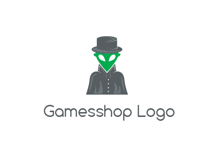 detective alien logo