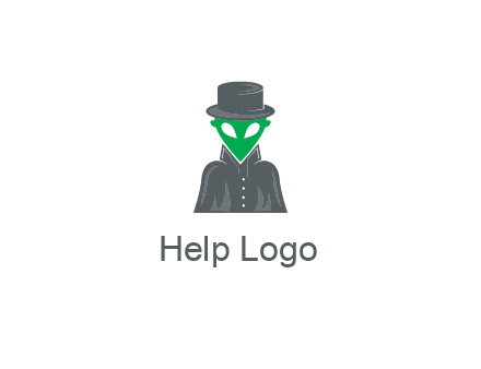 detective alien logo