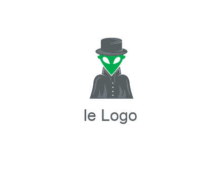 detective alien logo