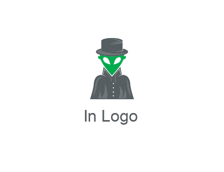 detective alien logo