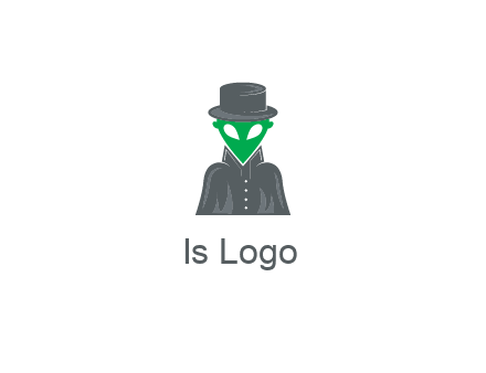 detective alien logo