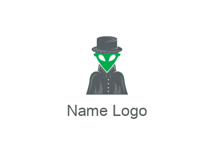 detective alien logo