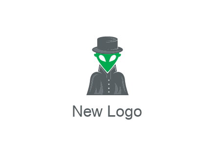 detective alien logo