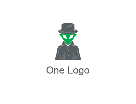 detective alien logo