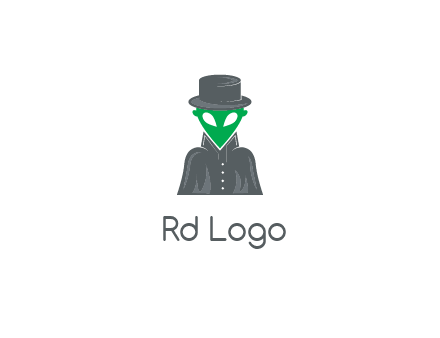 detective alien logo
