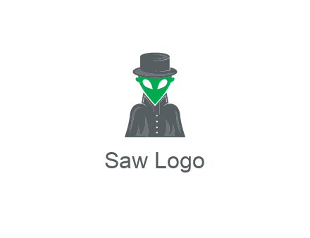 detective alien logo