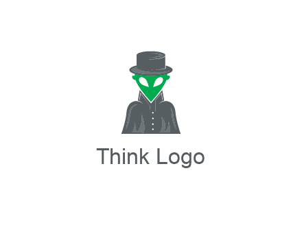 detective alien logo