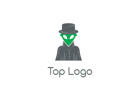 detective alien logo