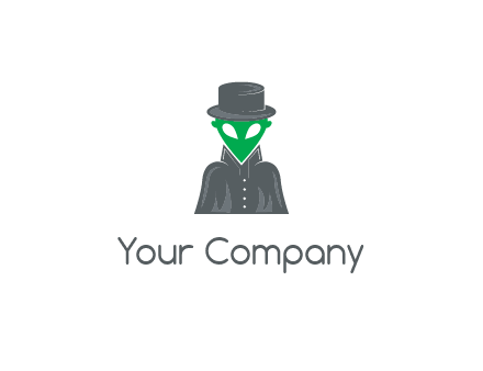 detective alien logo