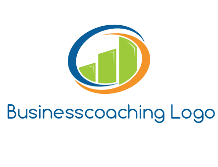 financial bar inside swooshes logo