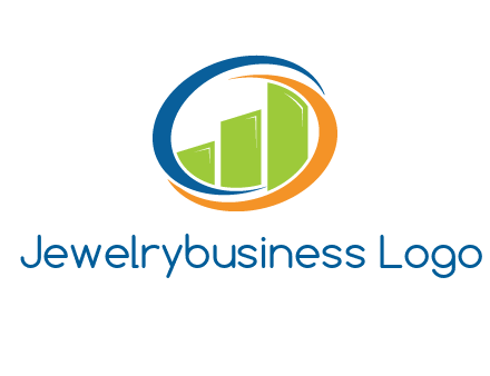financial bar inside swooshes logo
