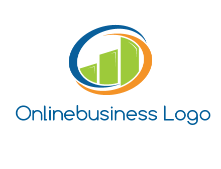 financial bar inside swooshes logo