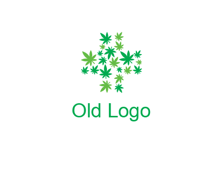 marijuana creating medical cross symbol