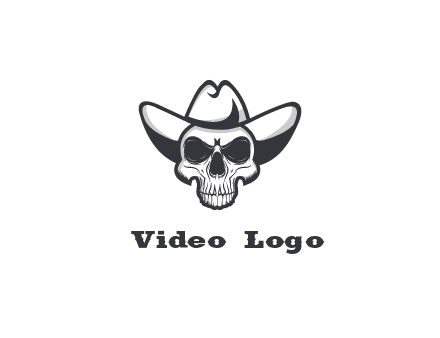 cowboy skull logo